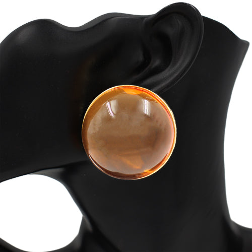 E2565 | Dome Acrylic Stud Earrings | KE1137