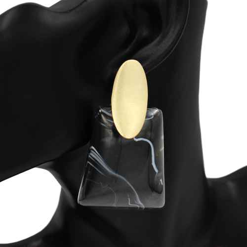 E2385| Sculptural Acrylic Earrings | KE1172