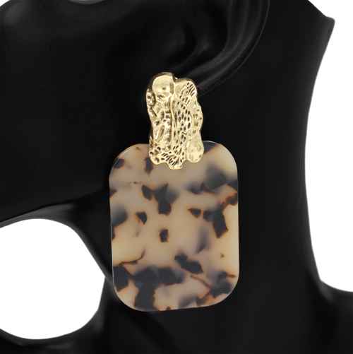 E2516 | Marbled Drop Earrings | KE1217