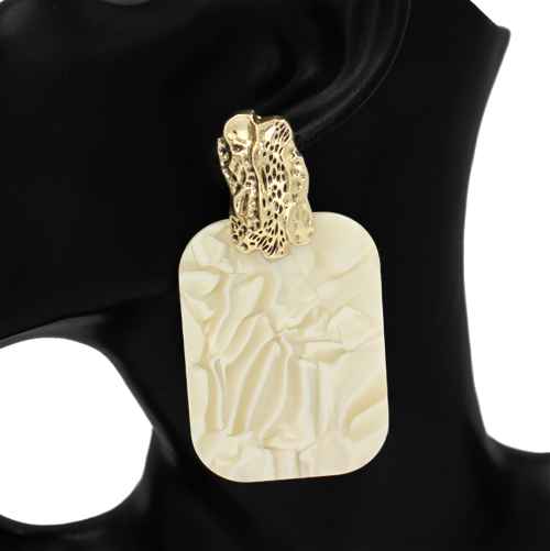 E2516 | Marbled Drop Earrings | KE1217