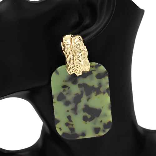 E2516 | Marbled Drop Earrings | KE1217