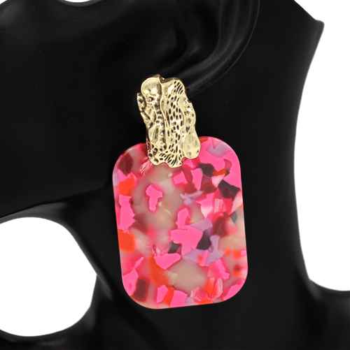 E2516 | Marbled Drop Earrings | KE1217