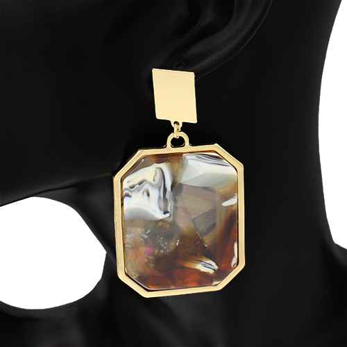 Bold Geometric Dangle Earrings | E2612
