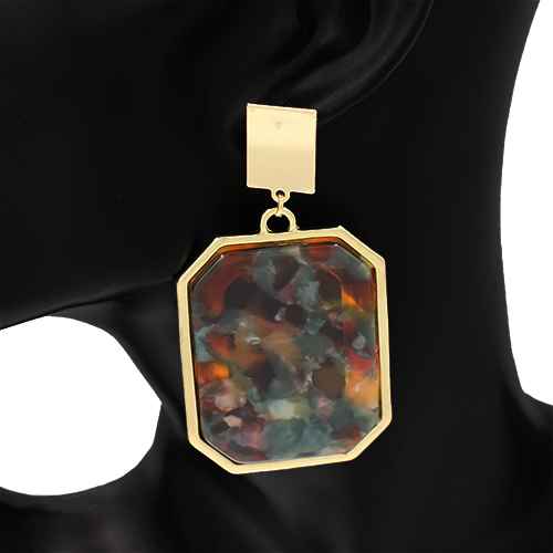 Bold Geometric Dangle Earrings | E2612