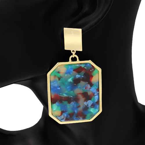 Bold Geometric Dangle Earrings | E2612