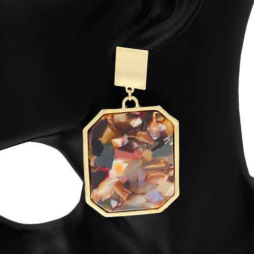 Bold Geometric Dangle Earrings | E2612