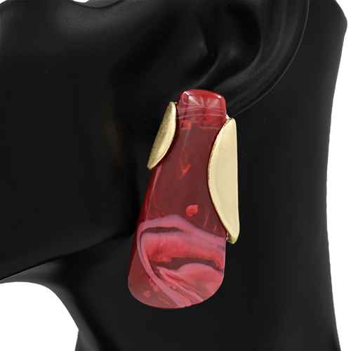 Sculptural Resin Earrings | E2627
