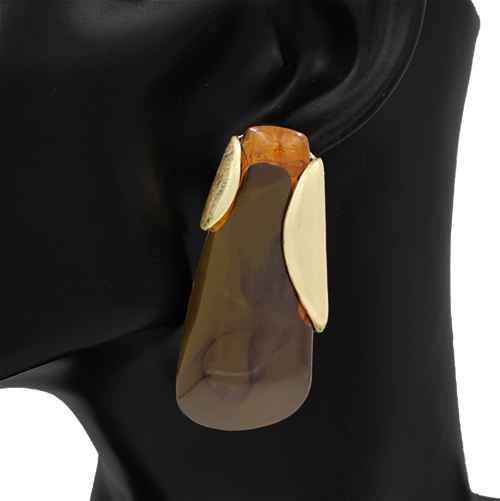 Sculptural Resin Earrings | E2627