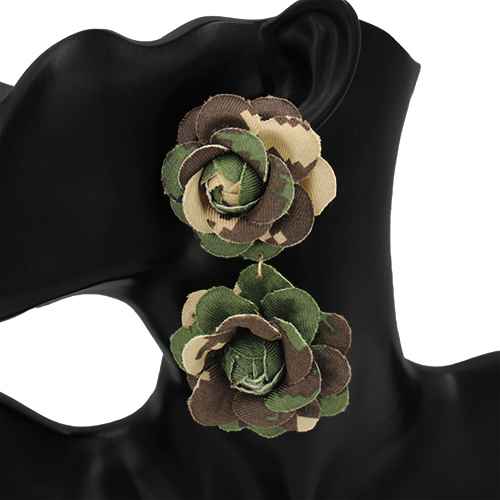 Layered Flower Statement Earrings | E2618