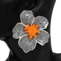 E2288 | Oversized Flower Drop Earrings | KE2869