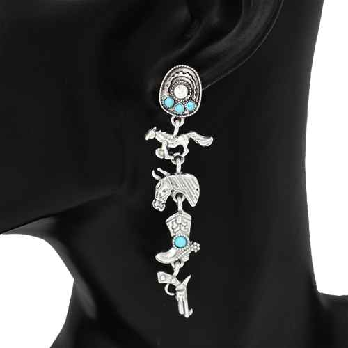 E1700 KE2920 Western Dangle  Earrings