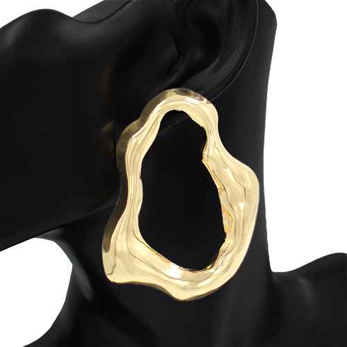 Sculptural Irregular Hoop Earrings | E2295