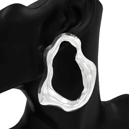 Sculptural Irregular Hoop Earrings | E2295