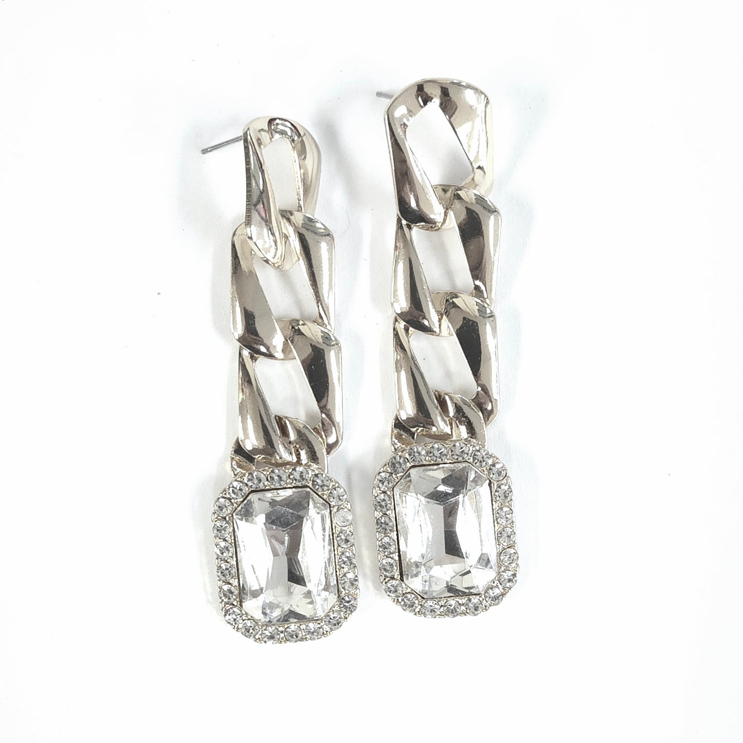 E1728 KE4138 Chain Dangle Earrings