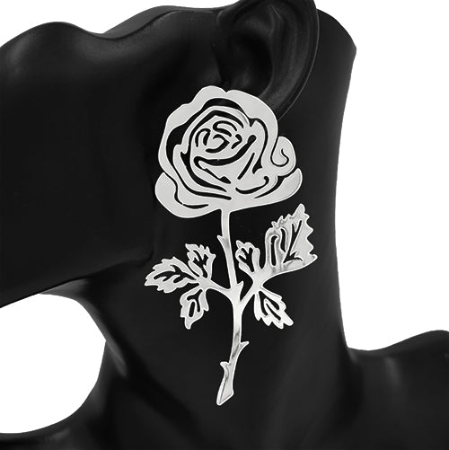 E0436 | Rose Outline Earrings | KE4524