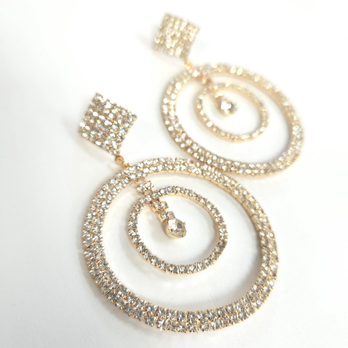 E1684 KE9034 Circle Dangle Earrings