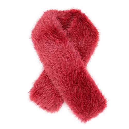 Plush Fur Collar Scarf | S0047