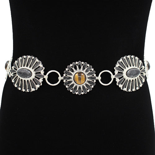 BL1043 | Concho Link Waist Belt | KM1624