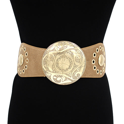 BL1044 | Medallion Stretch Belt | KM1647
