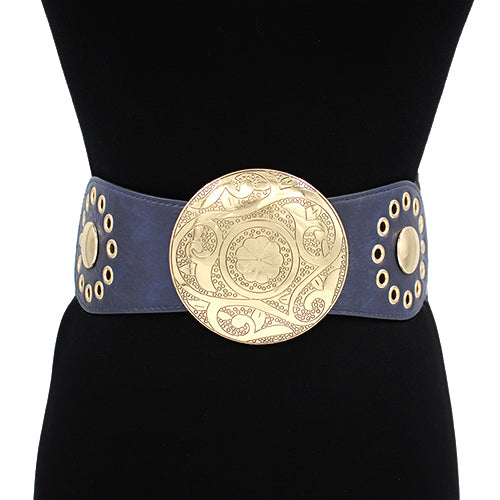 BL1044 | Medallion Stretch Belt | KM1647