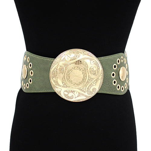 BL1044 | Medallion Stretch Belt | KM1647