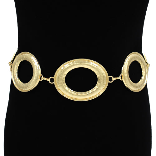 BL1051 | Hammered Oval Link Belt | KM1709