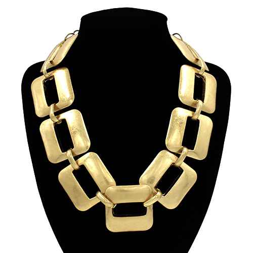 N0725 | Modern Chunky Link Collar | KN2071
