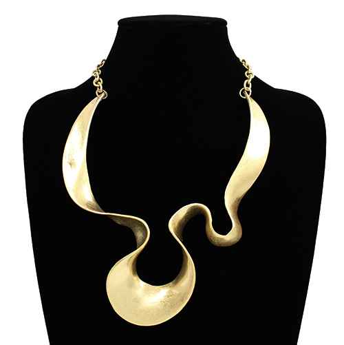 Abstract Wave Necklace | N5401