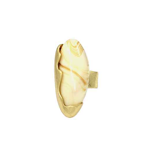 R0119 | Sculpted Stone Ring | KR2137