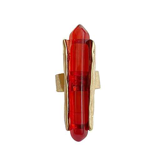 Elongated Stone Ring | R0147