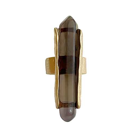 Elongated Stone Ring | R0147