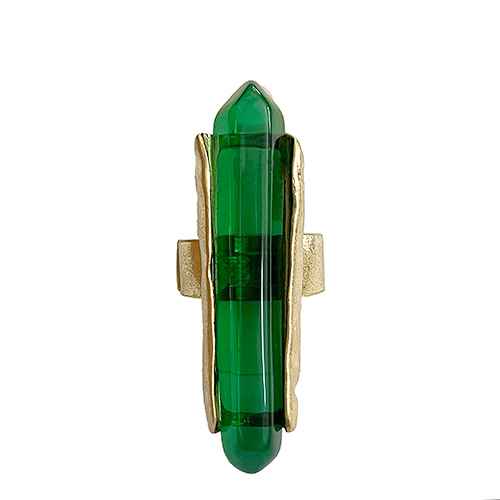 Elongated Stone Ring | R0147