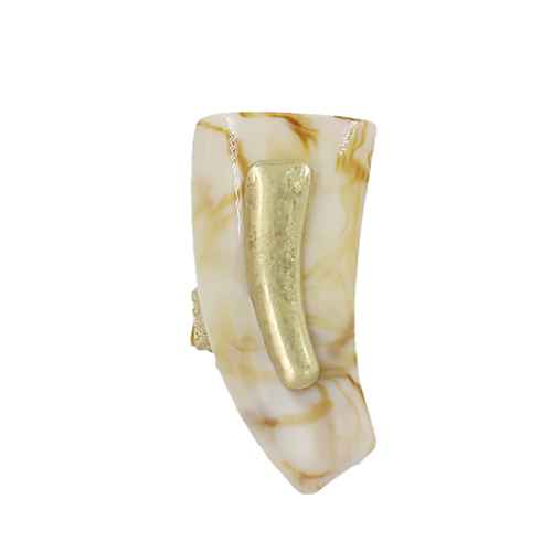 Sculptural Organic Stone Cocktail Ring | R0151