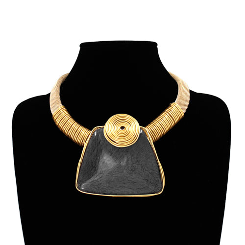 N5276 | Wire Wrapped Pendant Necklace | KS2213
