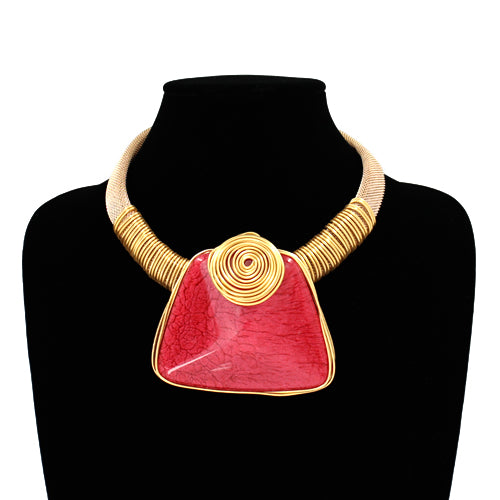 N5276 | Wire Wrapped Pendant Necklace | KS2213