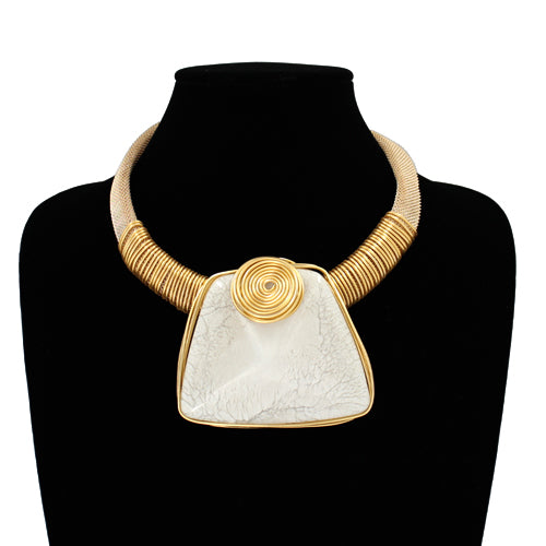 N5276 | Wire Wrapped Pendant Necklace | KS2213