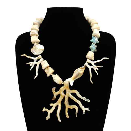 N5262 | Coastal Coral Branch Necklace | KS2222