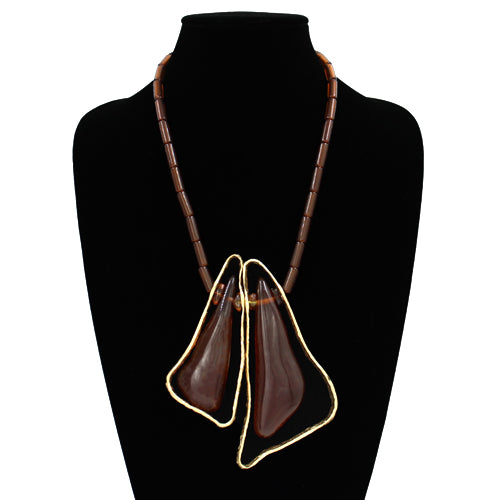 N5283 | Artistic Drop Pendant Necklace | KS2288