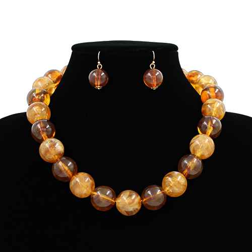 Coordinated Beaded Necklace Set | N5409