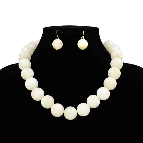 Coordinated Beaded Necklace Set | N5409