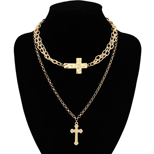 N0570 KS5319 Cross Pendant Necklace