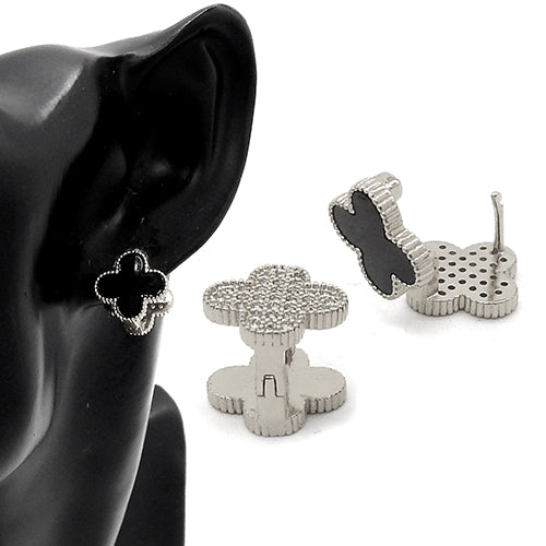 Decorative Clover Stud Earrings | E2634