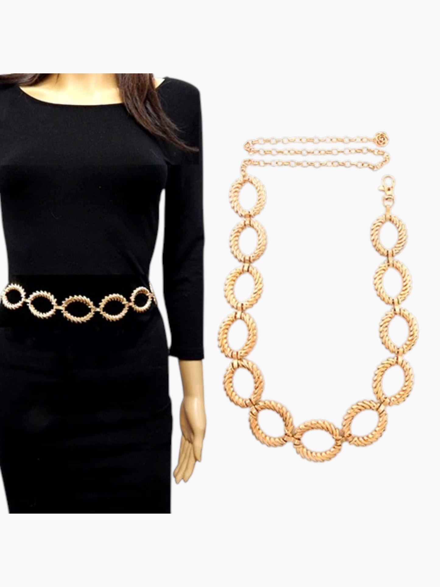 Oval Chain Link Belt | BL1035