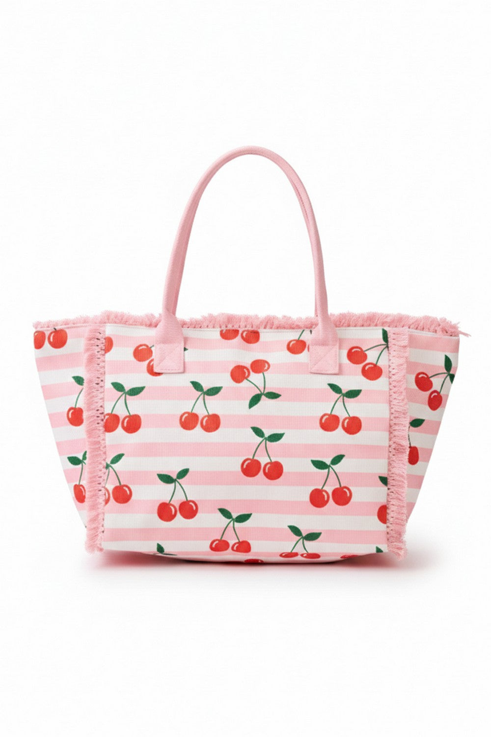 P0021 | Cherry Print Canvas Tote Bag | MB0333