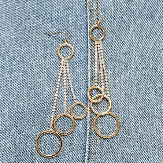E1322 ME11056 Tassel Drop Dangle Earrings