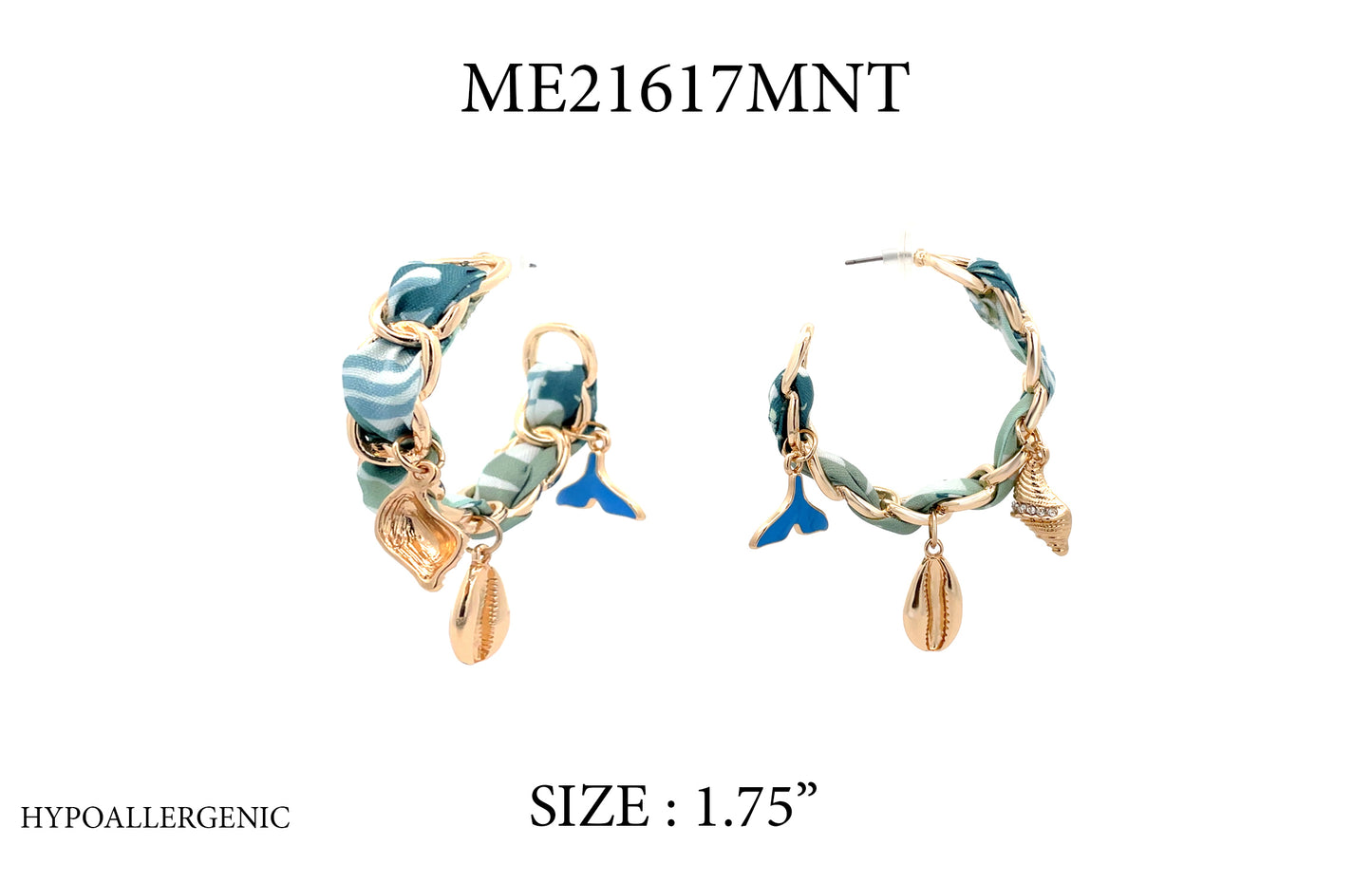 E0269 | Coastal-Inspired Charm Earrings | ME21617