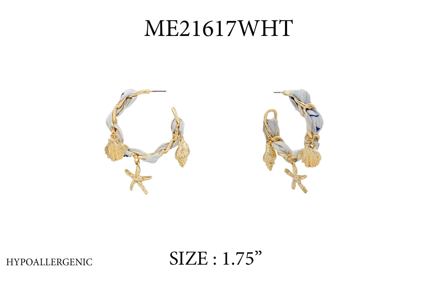 E0269 | Coastal-Inspired Charm Earrings | ME21617