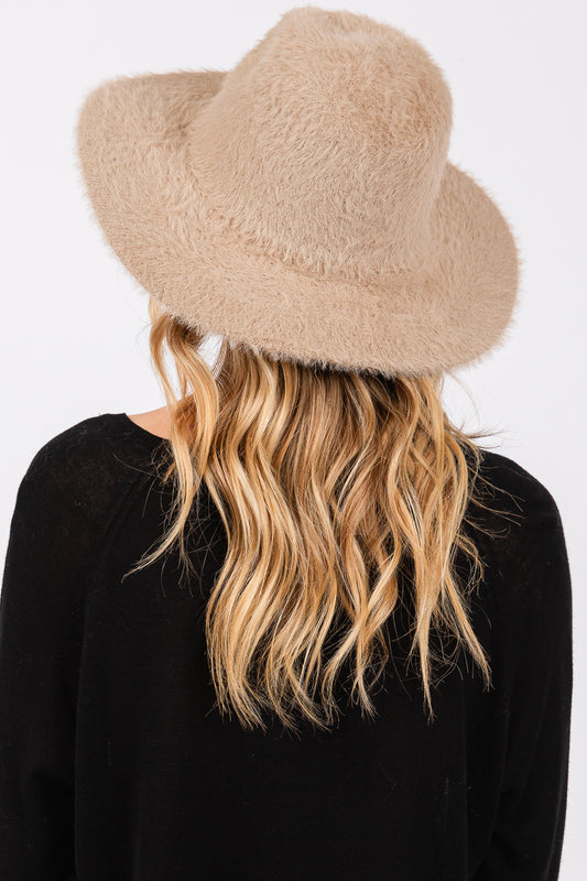 HT0010 | Fuzzy Fedora Hat | MH0172