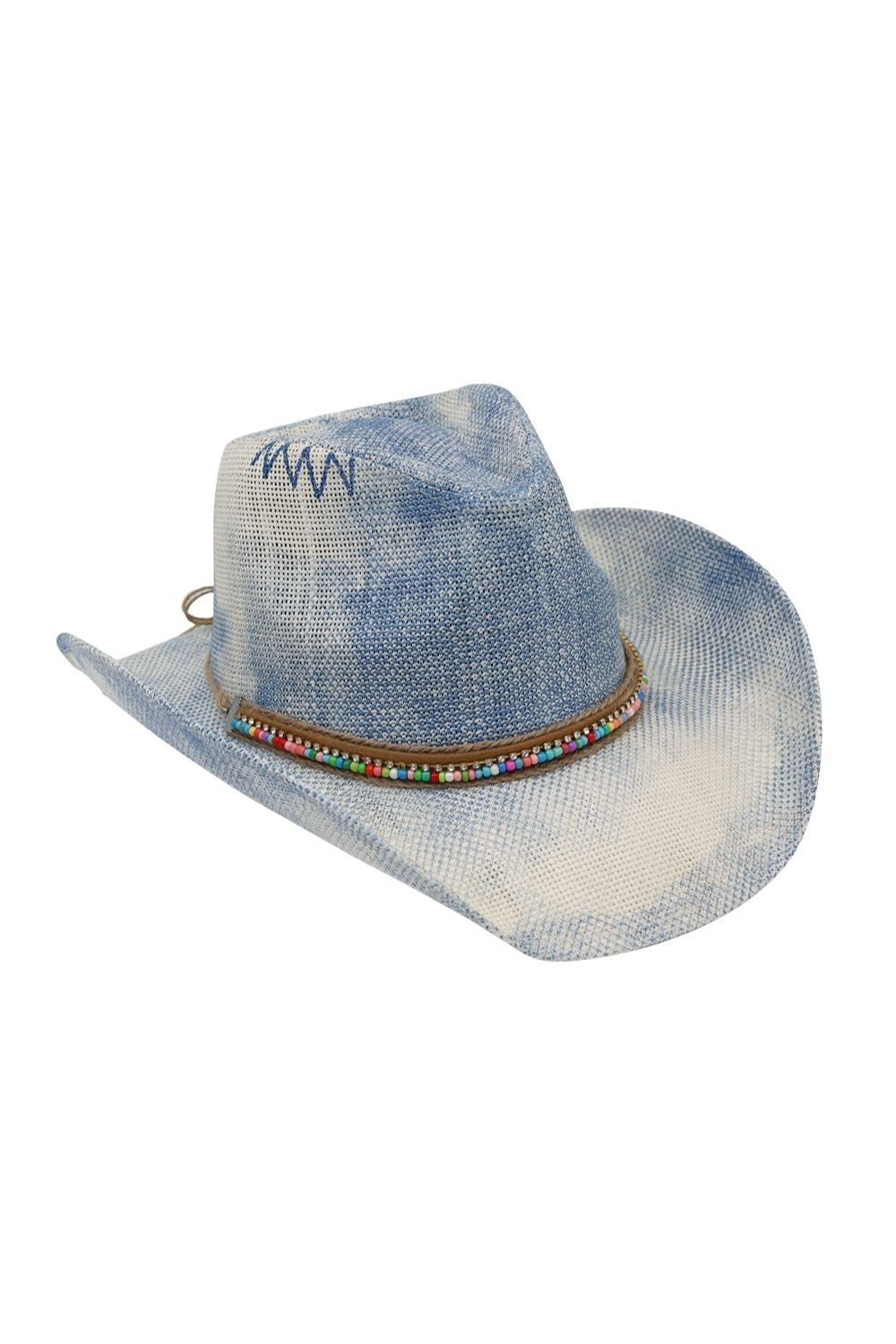 HT0149 | Beaded Band Cowboy Hat | MH0303