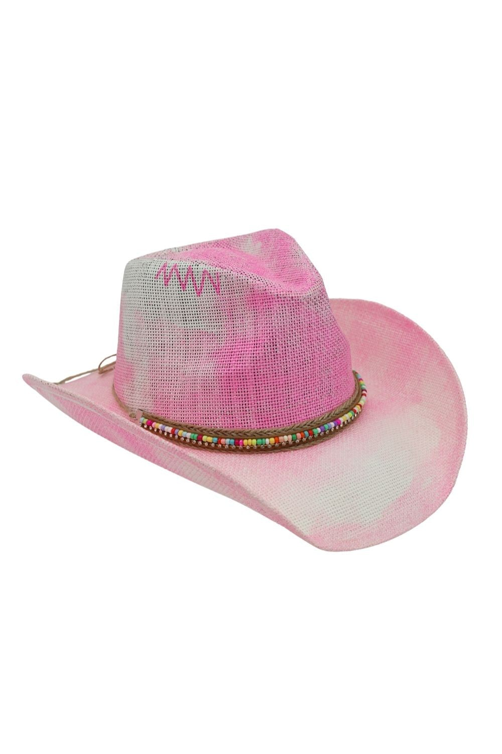 HT0149 | Beaded Band Cowboy Hat | MH0303